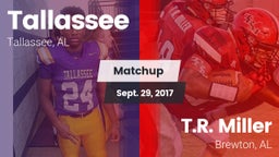 Matchup: Tallassee High vs. T.R. Miller  2017