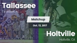 Matchup: Tallassee High vs. Holtville  2017