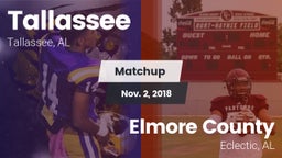 Matchup: Tallassee High vs. Elmore County  2018