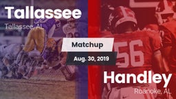 Matchup: Tallassee High vs. Handley  2019