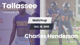 Matchup: Tallassee High vs. Charles Henderson  2019