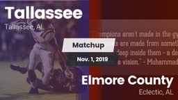Matchup: Tallassee High vs. Elmore County  2019