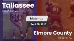 Matchup: Tallassee High vs. Elmore County  2020