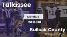 Matchup: Tallassee High vs. Bullock County  2020
