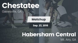 Matchup: Chestatee High vs. Habersham Central 2016
