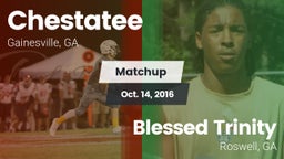 Matchup: Chestatee High vs. Blessed Trinity  2016