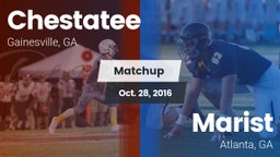 Matchup: Chestatee High vs. Marist  2016