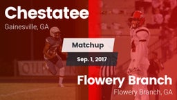 Matchup: Chestatee High vs. Flowery Branch  2017