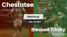 Matchup: Chestatee High vs. Blessed Trinity  2017