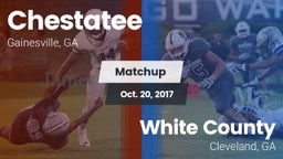 Matchup: Chestatee High vs. White County  2017