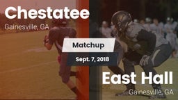 Matchup: Chestatee High vs. East Hall  2018