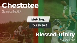 Matchup: Chestatee High vs. Blessed Trinity  2018