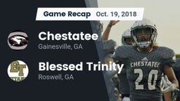 Recap: Chestatee  vs. Blessed Trinity  2018