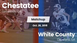 Matchup: Chestatee High vs. White County  2018
