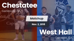 Matchup: Chestatee High vs. West Hall  2018