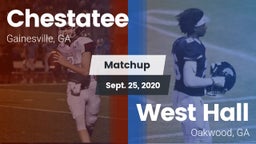 Matchup: Chestatee High vs. West Hall  2020