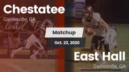 Matchup: Chestatee High vs. East Hall  2020