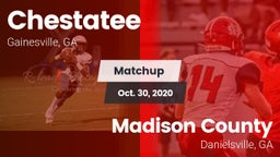 Matchup: Chestatee High vs. Madison County  2020