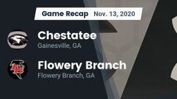 Recap: Chestatee  vs. Flowery Branch  2020