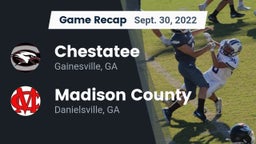 Recap: Chestatee  vs. Madison County  2022