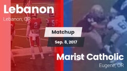 Matchup: Lebanon  vs. Marist Catholic  2017