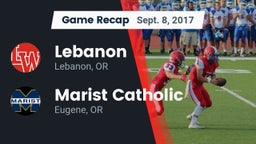 Recap: Lebanon  vs. Marist Catholic  2017