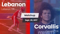Matchup: Lebanon  vs. Corvallis  2017