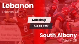Matchup: Lebanon  vs. South Albany  2017