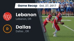 Recap: Lebanon  vs. Dallas  2017