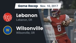 Recap: Lebanon  vs. Wilsonville  2017