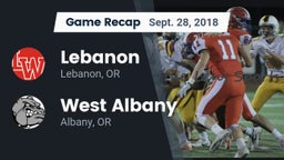 Recap: Lebanon  vs. West Albany  2018