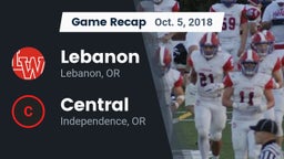 Recap: Lebanon  vs. Central  2018