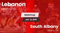Matchup: Lebanon  vs. South Albany  2018