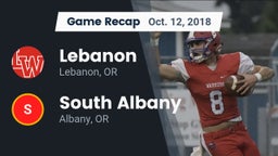 Recap: Lebanon  vs. South Albany  2018