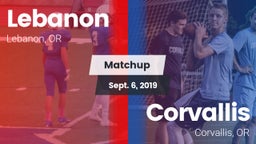 Matchup: Lebanon  vs. Corvallis  2019