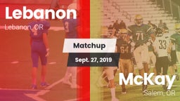 Matchup: Lebanon  vs. McKay  2019