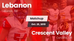 Matchup: Lebanon  vs. Crescent Valley  2019