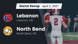 Recap: Lebanon  vs. North Bend  2021
