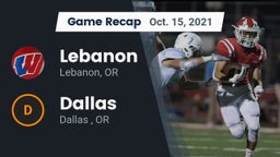 Recap: Lebanon  vs. Dallas  2021