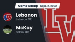 Recap: Lebanon  vs. McKay  2022
