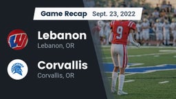 Recap: Lebanon  vs. Corvallis  2022