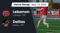 Recap: Lebanon  vs. Dallas  2023