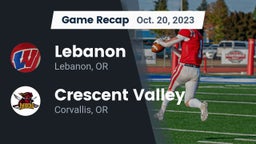 Recap: Lebanon  vs. Crescent Valley  2023