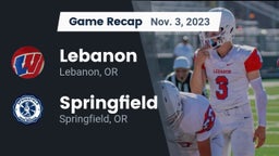 Recap: Lebanon  vs. Springfield  2023