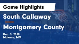 South Callaway  vs Montgomery County  Game Highlights - Dec. 3, 2018