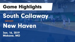 South Callaway  vs New Haven  Game Highlights - Jan. 16, 2019