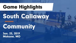 South Callaway  vs Community  Game Highlights - Jan. 23, 2019