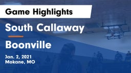 South Callaway  vs Boonville  Game Highlights - Jan. 2, 2021