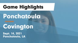 Ponchatoula  vs Covington Game Highlights - Sept. 14, 2021