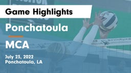 Ponchatoula  vs MCA Game Highlights - July 23, 2022